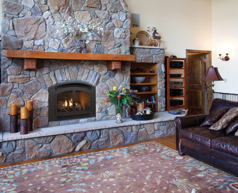 P90E DV Gas Fireplace by Regency